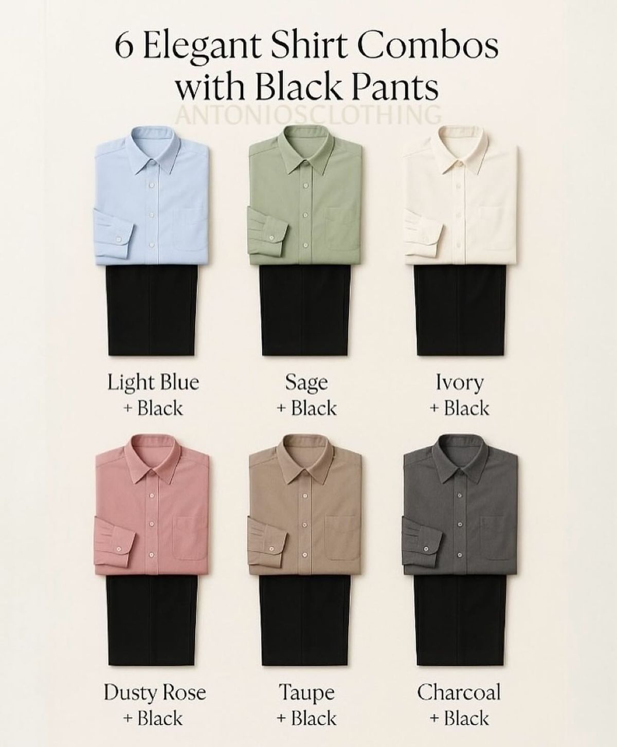 Executive Black Slim Fit Trousers