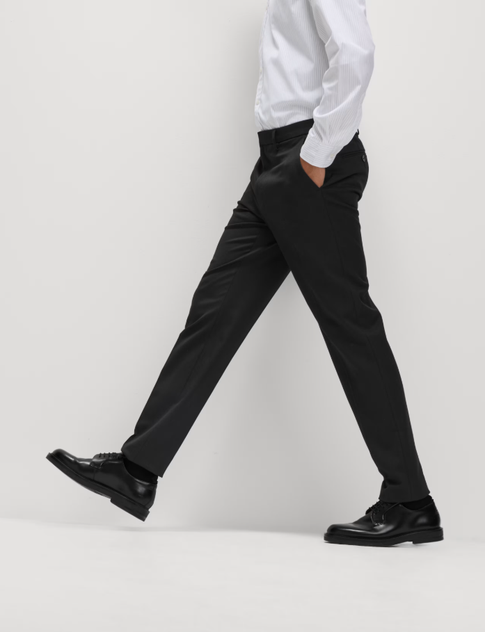 Executive Black Slim Fit Trousers