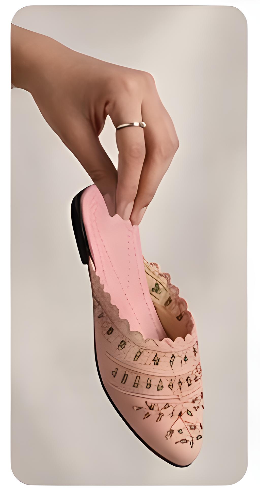 Fancy Women’s Pink Embroidered Ethnic Mule Jutti | Traditional Partywear Rajasthani Bellies for Weddings & Festivals